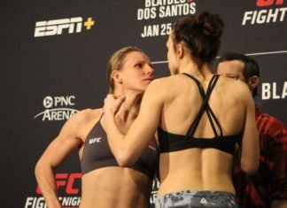 Justine Kish and Lucie Pudilova, UFC