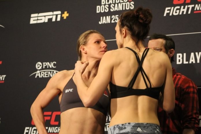 Justine Kish and Lucie Pudilova, UFC