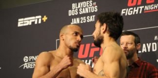 Jordan Espinosa and Alex Perez, UFC Raleigh