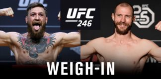 UFC 246 ceremonial weigh-in