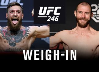 UFC 246 ceremonial weigh-in