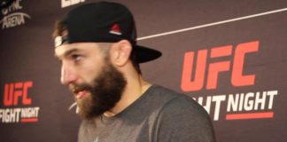 Michael Chiesa UFC Raleigh post-fight