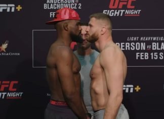 Corey Anderson and Jan Blachowicz, UFC Rio Rancho