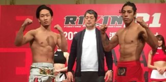 Mikuru Asakura and Daniel Salas, RIZIN 21 Weigh-In