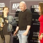 Weili Zhang and Joanna Jedrzejczyk UFC 248