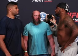 Alistair Overeem and Walt Harris UFC