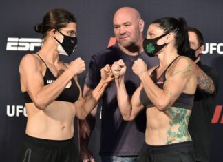Roxanne Modafferi and Lauren Murphy, UFC on ESPN 10