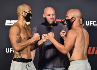 Frank Camacho and Justin Jaynes, UFC on ESPN 11