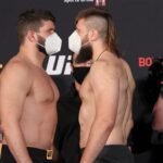 Philipe Lins and Tanner Boser UFC on ESPN 12