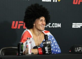 Merab Dvalishvili UFC on ESPN 10 post-fight