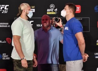 Marcin Tybura and Maxim Grishin, UFC 251