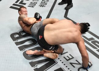 Jack Hermansson submits Kelvin Gastelum via heel hook at UFC Fight Island 2