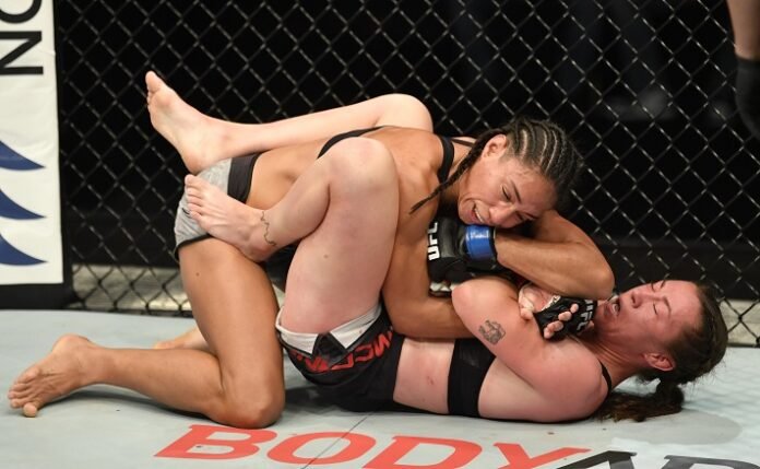 Taila Santos and Molly McCann, UFC Fight Island 1