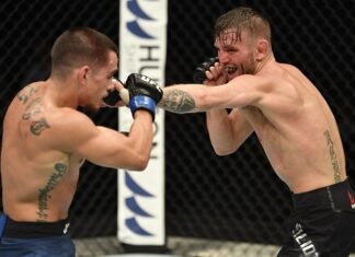 Tim Elliott and Ryan Benoit, UFC Fight Island 1