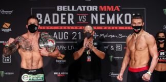 Ryan Bader and Vadim Nemkov, Bellator 244