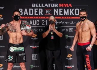 Ryan Bader and Vadim Nemkov, Bellator 244