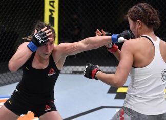 Alexa Grasso and Ji Yeon Kim UFC Vegas 8