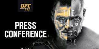 UFC 252 poster