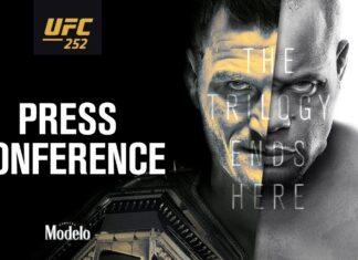 UFC 252 poster