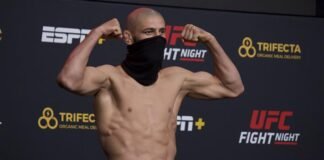 Khamzat Chimaev, UFC Vegas 11 weigh-in