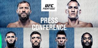 UFC Vegas 11 Press Conference Poster