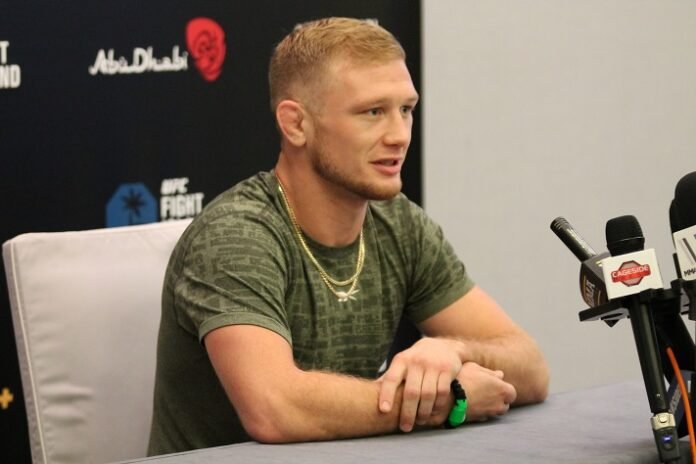 Casey Kenney Casey Kenney, UFC 254 media day