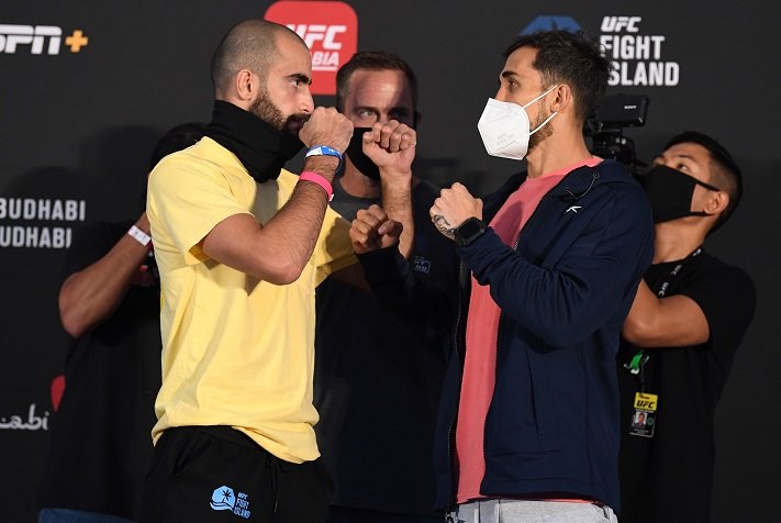 Giga Chikadze and Omar Morales, UFC Fight Island 5
