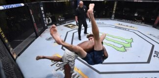 Kevin Holland takes down Charlie Ontiveros at UFC Vegas 12