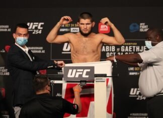 Khabib Nurmagomedov, UFC 254 weigh-in