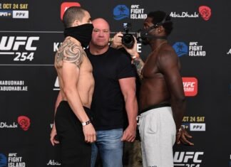 Robert Whittaker and Jared Cannonier