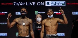 Darrion Caldwell and A.J. McKee, Bellator 253