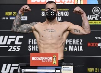 Paul Craigh, UFC 255 weigh-in