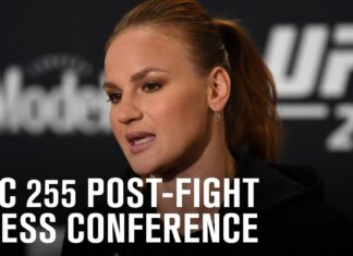 UFC 255 press conference