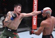 Brandon Moreno and Deiveson Figueiredo, UFC 256