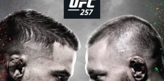 UFC 257 poster