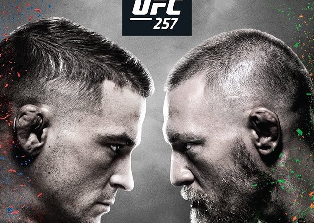 UFC 257 poster