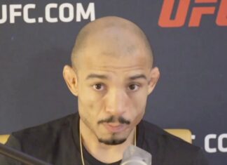 UFC Vegas 17: Jose Aldo Still Motivated By Thoughts of Bantamweight Title Jose Aldo UFC Vegas 17 media day