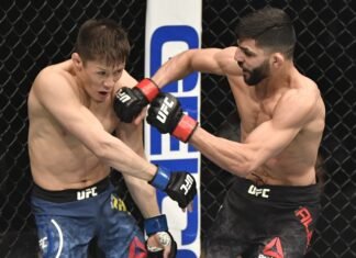 Zhalgas Zhumagulov and Amir Albazi, UFC 257