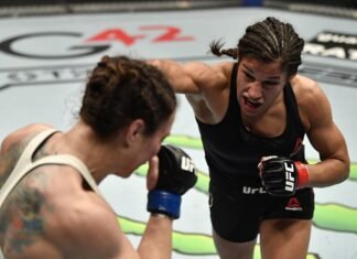 Sara McMann and Julianna Pena, UFC 257