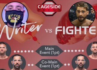 Writer vs Fighter UFC FIght Island 7