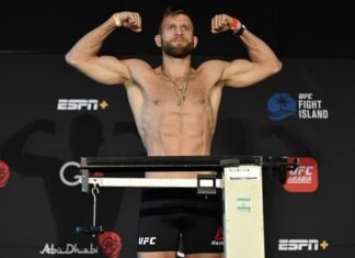 Calvin Kattar, UFC Fight Island 8 weigh-in