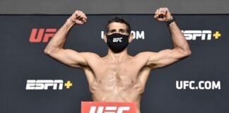 Beneil Dariush, UFC Vegas 18 weigh-in