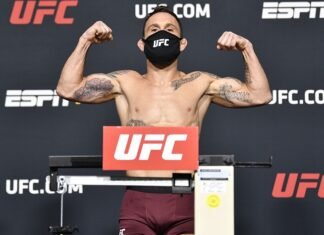 Frankie Edgar UFC Vegas 18 weigh-in