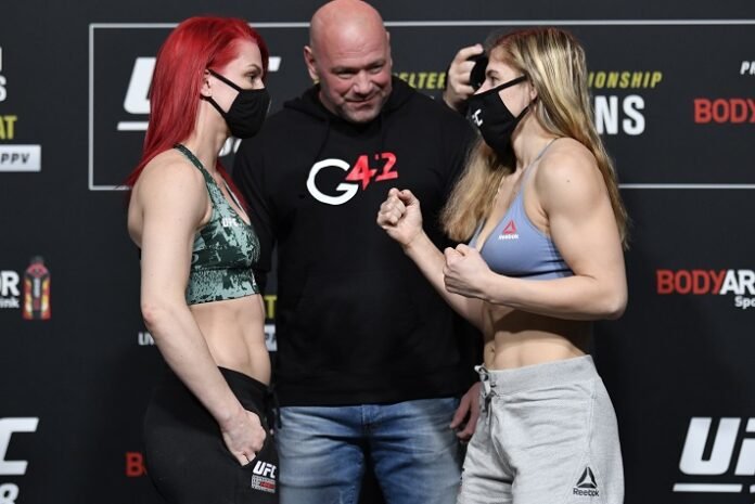 Gillian Robertson and Miranda Maverick, UFC 258