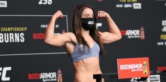 Maycee Barber, UFC 258 weigh-in