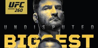 UFC 260 poster