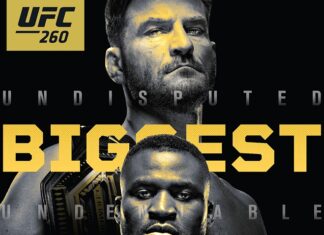 UFC 260 poster
