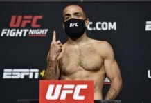 Belal Muhammad UFC Vegas 21 weigh-in