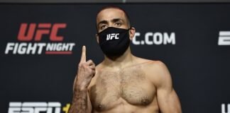 Belal Muhammad UFC Vegas 21 weigh-in