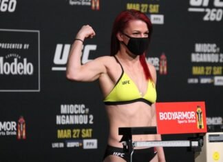 UFC: Gillian Robertson vs. Priscila Cachoeira Booked for Dec. 11 Gillian Robertson UFC